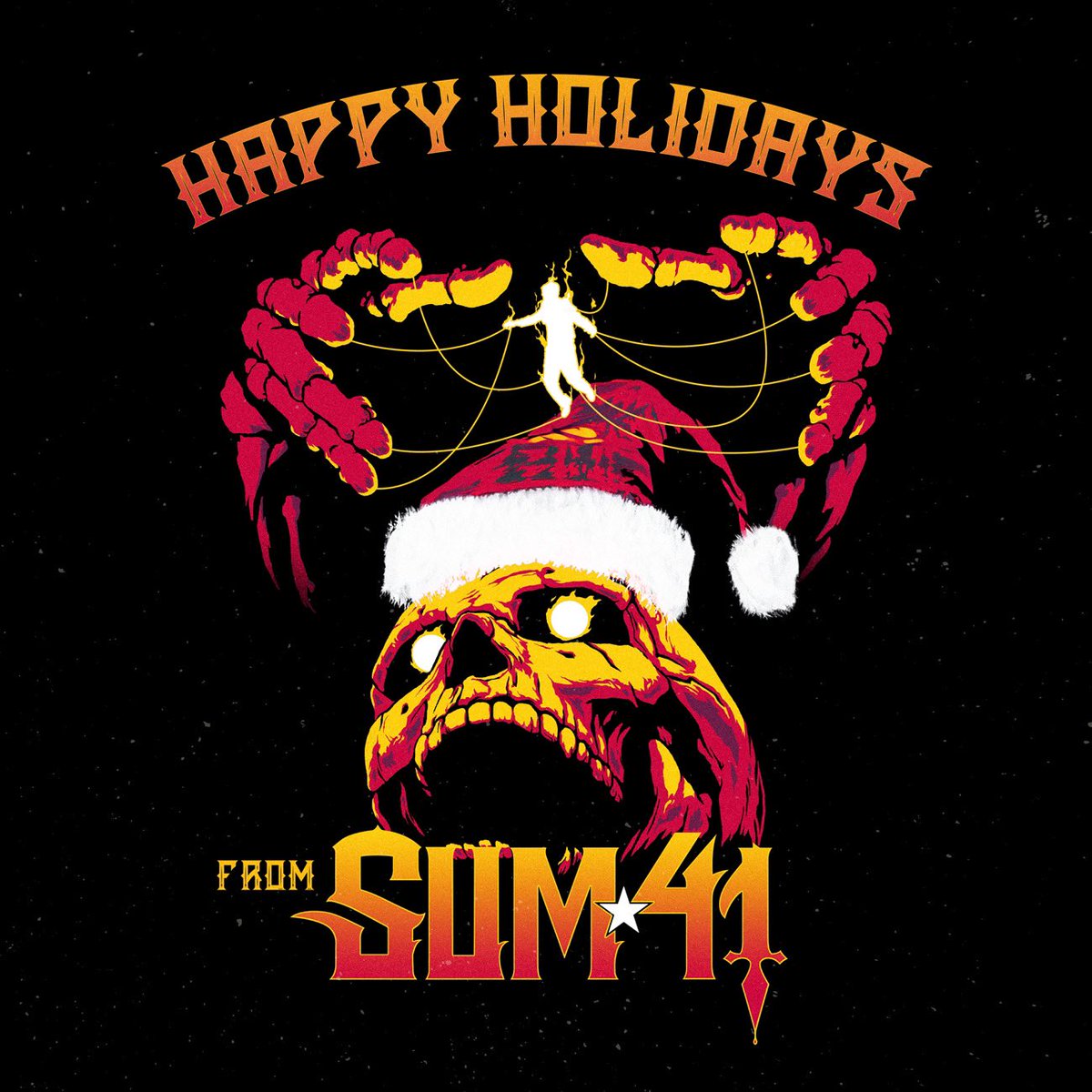 Sum41's tweet image. Happy holidays skumfuks!