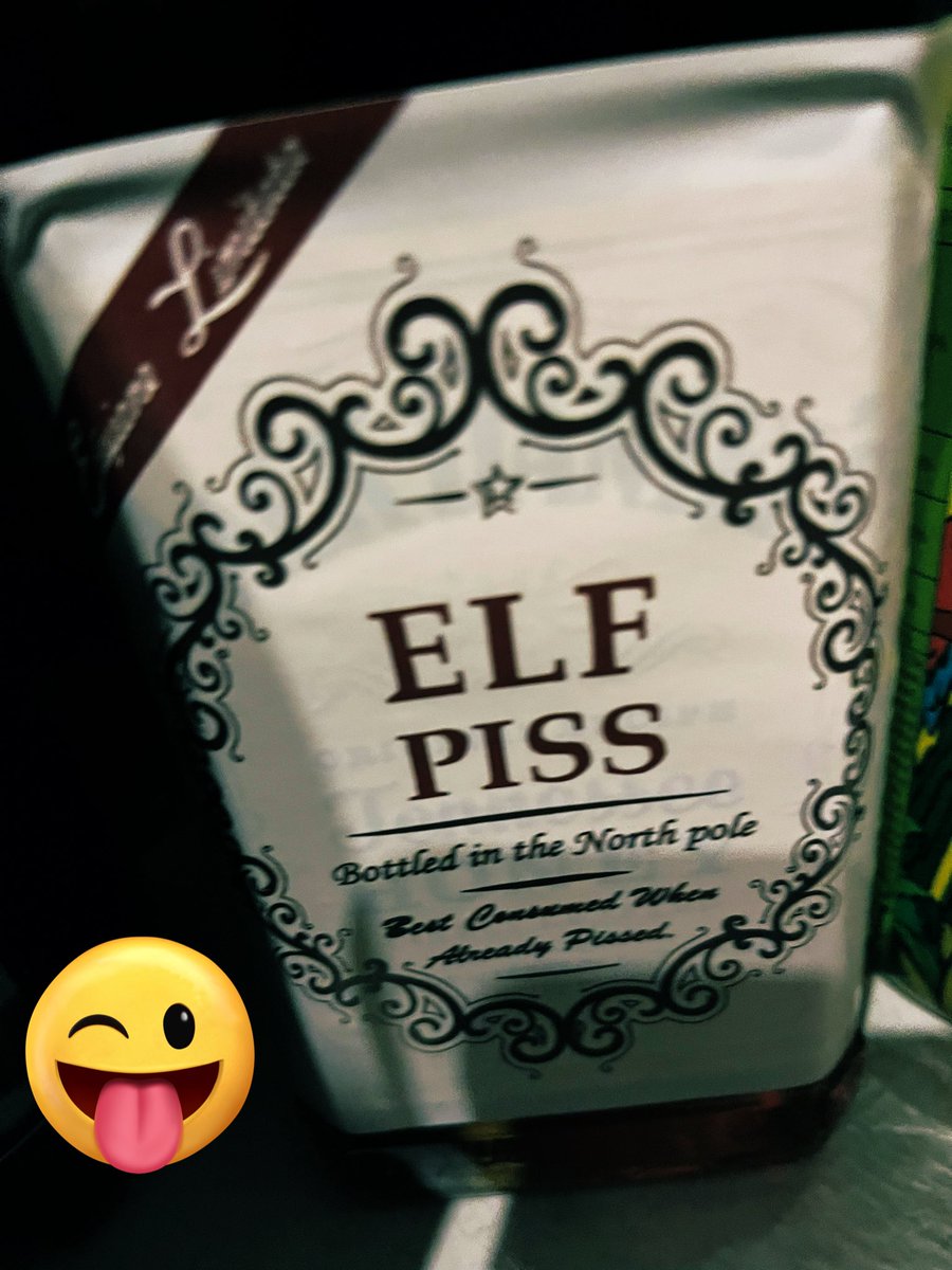Drinking some serious stuff! lol 🎄😄