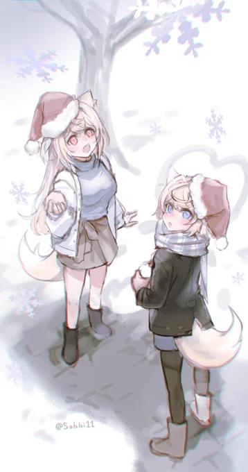 #FWMCpix Thank you Fuwamoco for all the work you've put in to protect our smiles! we couldn't have asked for a better present than the both of you!Merry Baumas! BAU BAU BAAU~!!    
