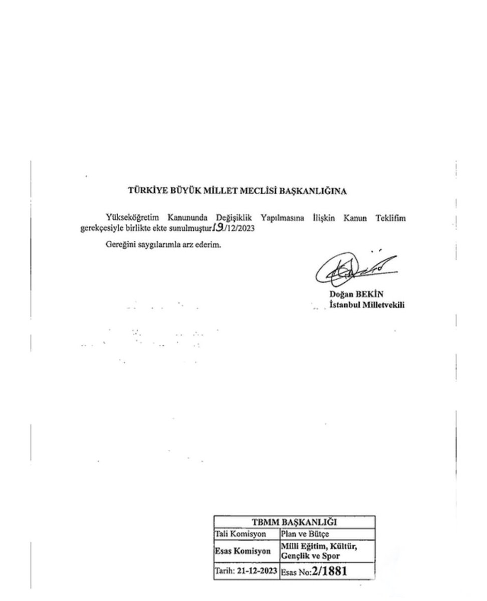 ÜNİVERSİTELERDE ÇALIŞAN DEĞERLİ MEMUR ARKADAŞLARIM:

TELEGRAM VE WHATSAPP GRUPLARIMIZDA DETAYLI OLARAK AÇIKLAMALARDA BULUNUYORUM.

İYİ PARTİ YA DA CHP’DEN GELECEK BİR KANUN TEKLİFİNİN GERİ ÇEVİRİLECEĞİNİ VE PLAN BÜTÇE KOMİSYONUNDAN GEÇMEYECEĞİNİ BİLİYORUZ.

BU SEBEPLE:
CUMHUR