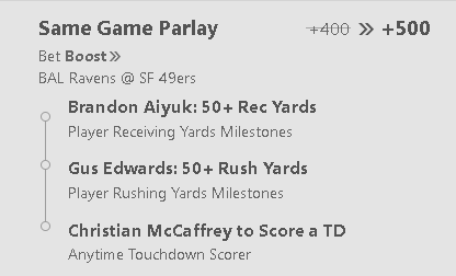 Official_MG_4's tweet photo. Free Parlay for ravens vs 49ers slap 1 unit on this a bit risky thats why we going 1 unit but not bad odds with the bet365 boost

#49ers #Ravens https://t.co/gLKt85t3oI