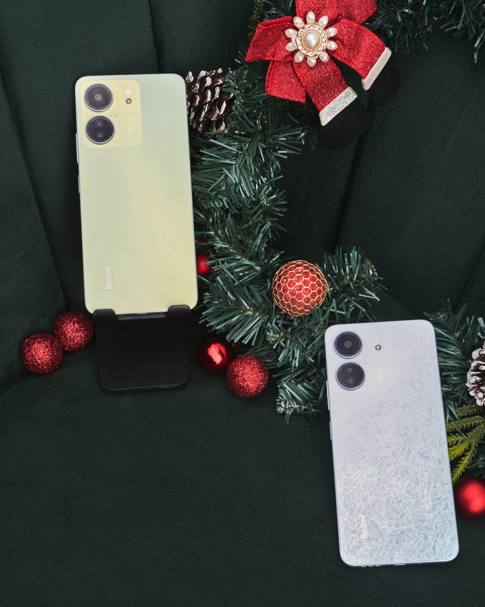XiaomiNigeria's tweet image. Wrap up the perfect gift of innovation and joy this holiday with Redmi 13C! 🎁✨

#Redmi13C