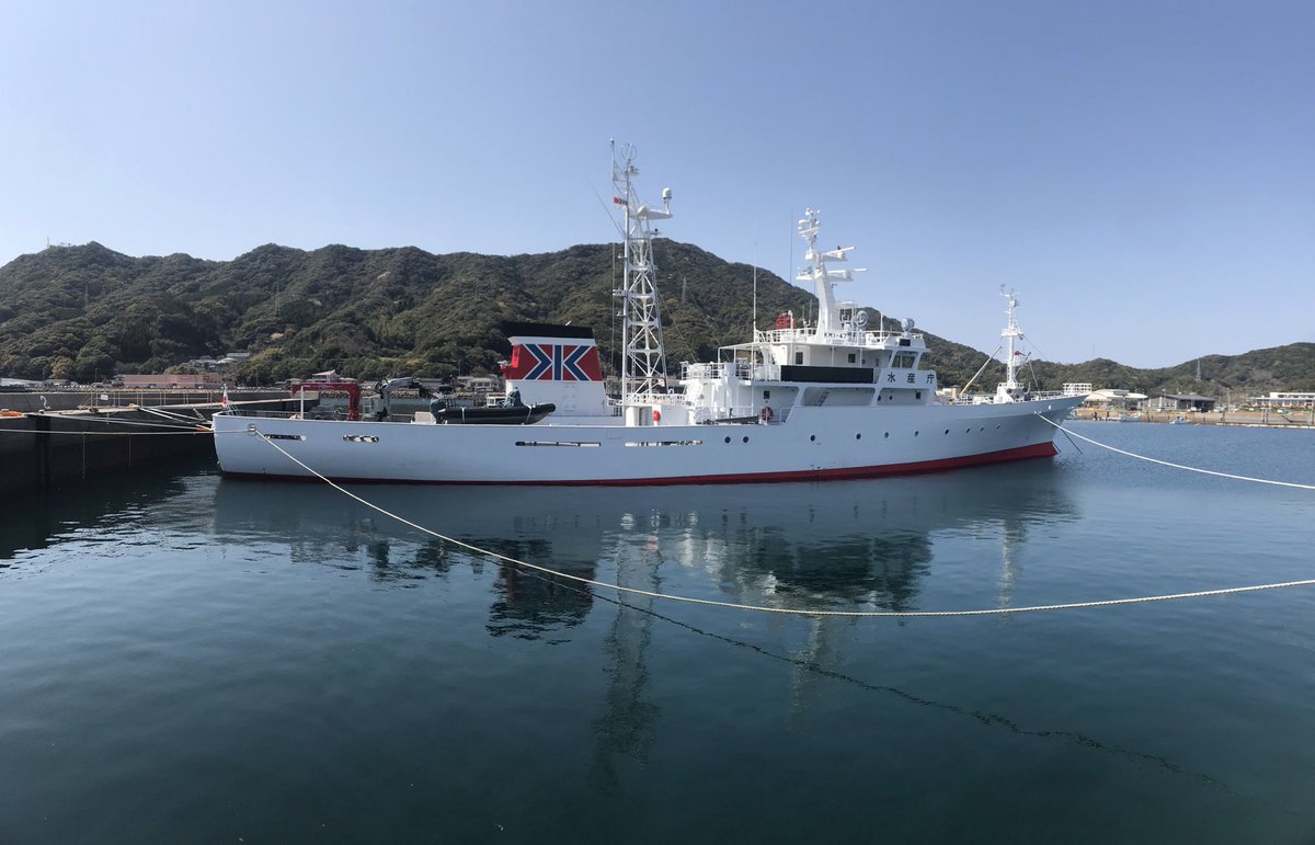 いつぞやどこかで見た取締船(?)
こんなにホーサー出すことあるんですね