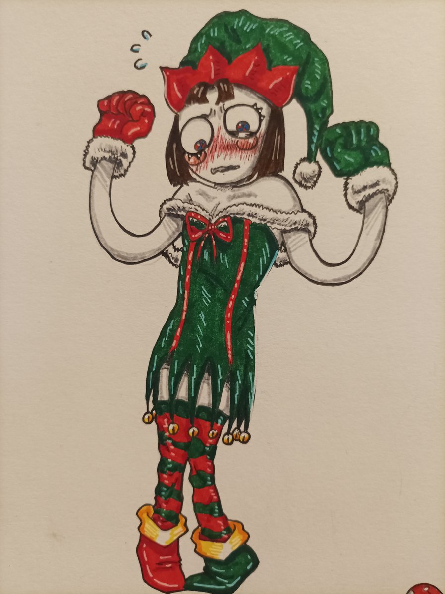Happy new year! I wanted to post these re-made drawing's on Christmas ...