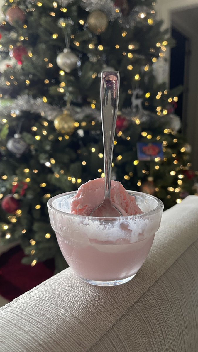 Home made peppermint ice cream. #holidayfood #peppermint