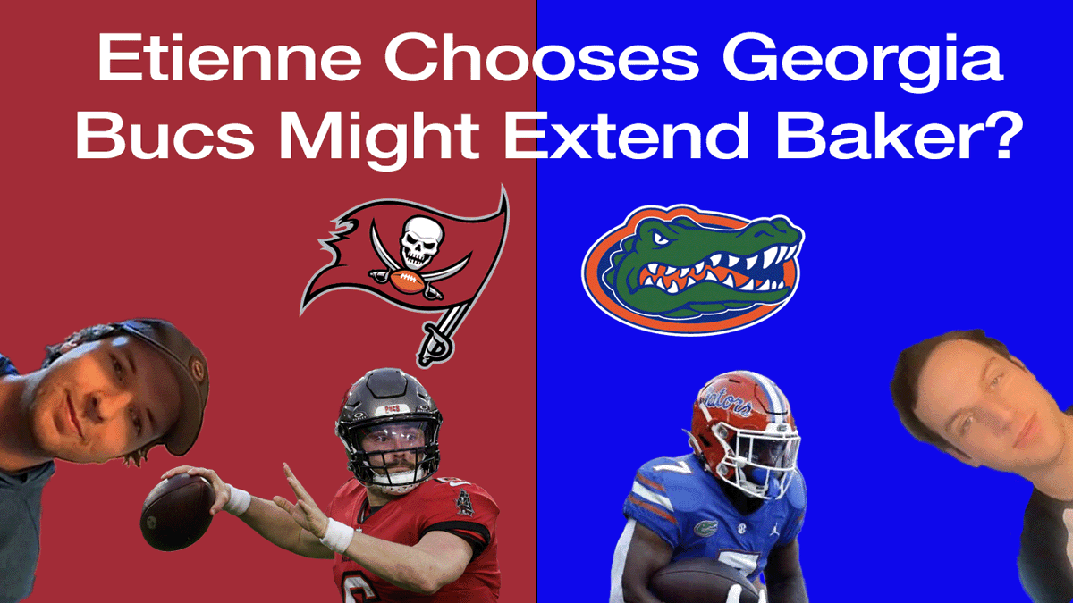 sports_awkward's tweet photo. It's an Awkward Sports Christmas special! 
@HarrisonSmaj and @JoshKapke look at Trevor Etienne transferring to the #GoDawgs and the #GoBucs potentially extending Baker Mayfield 

https://t.co/subMRBRZup https://t.co/STQNwXdoFC