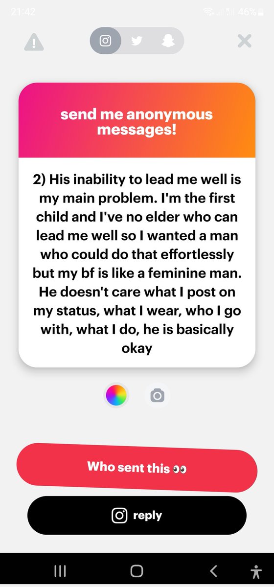 Wizarab10's tweet image. I need men to read this. Learn or Perish

Babe, throw your BF away. A weak man is not healthy for you or as a leader of a family. He is not a serious person.