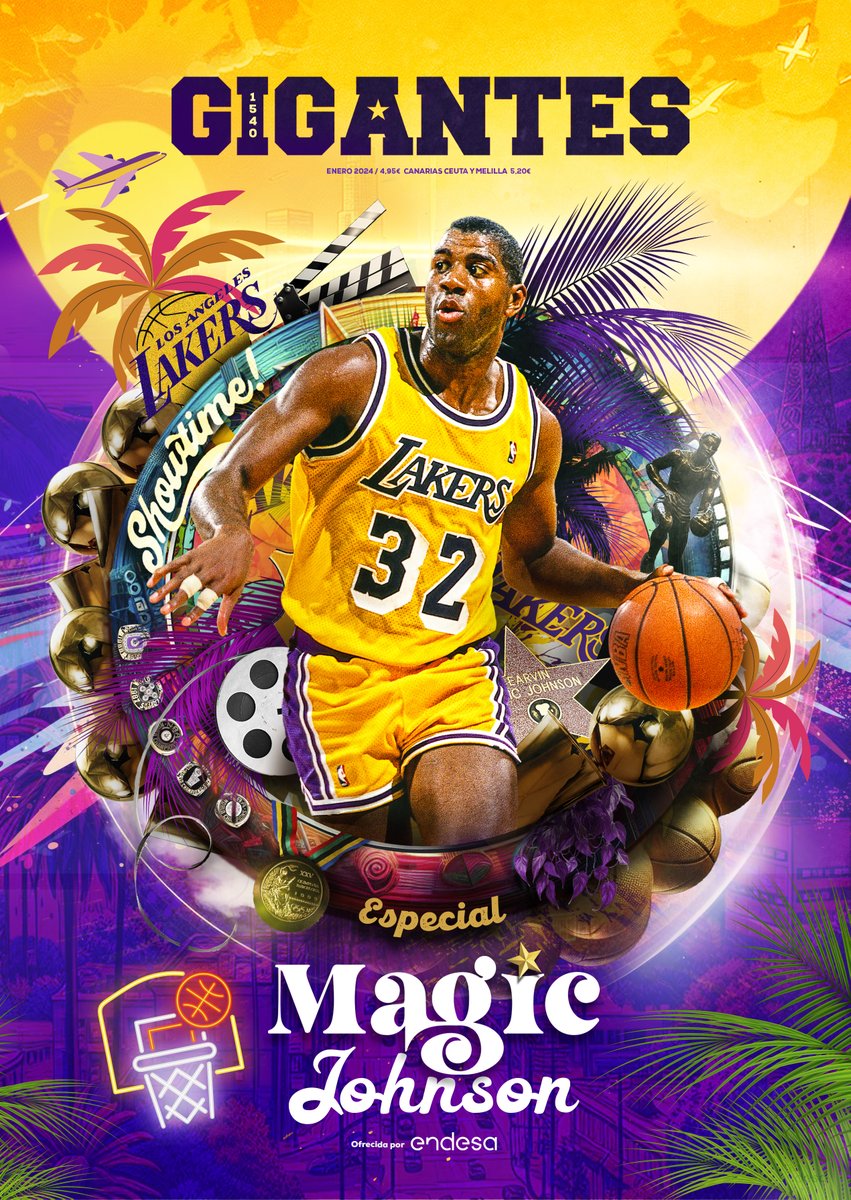 🌟🚨 REVISTA ESPECIAL MAGIC JOHNSON💛💜

Compra ya: bit.ly/3RW2X5U

💍Los cinco anillos
🏆Las nueves Finales
🔥Showtime

🤪💣 ¡¡Sorteamos DOS entre todos los que hagáis RT y sigáis a <a href="/GIGANTESbasket/">Gigantes del Basket</a>!!

100 páginas sobre uno de los más grandes.
