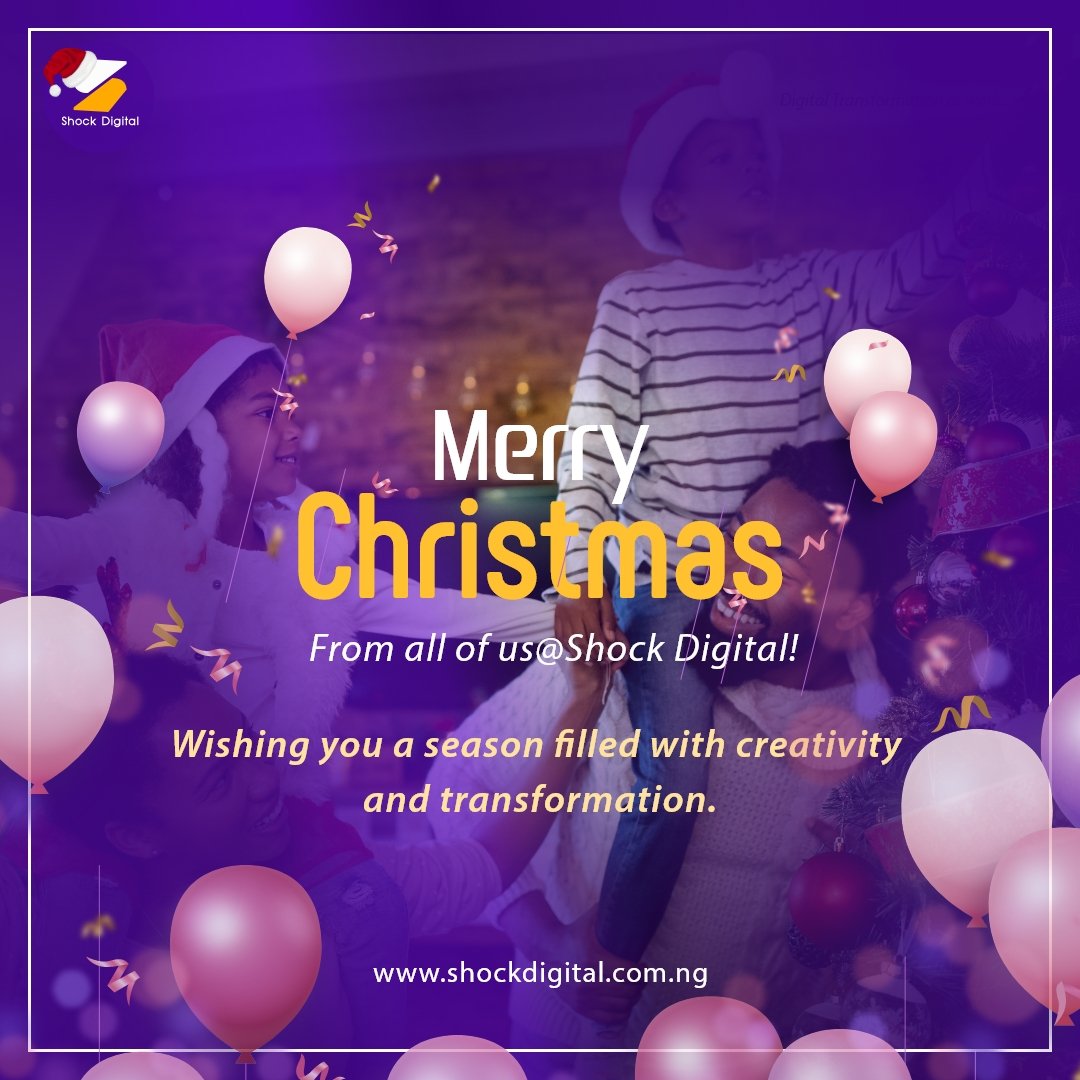 shockdigitalng's tweet photo. Merry Christmas 🎄 from all of us @Shock Digital https://t.co/GvLemy0qxd