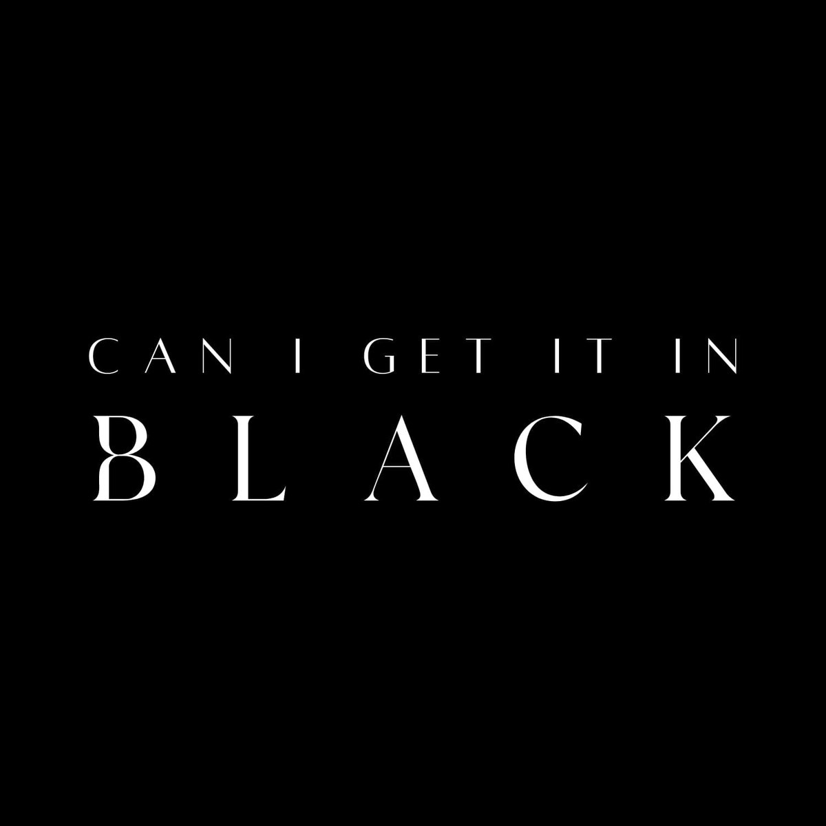 CAN I GET IT IN BLACK 🖤🖤🖤 wishes everyone a MERRY CHRISTMAS 🎄 #canigetitinblack #Black #BlackProducts #AllBlackEverything #NewWebsiteLaunch #MerryChristmas