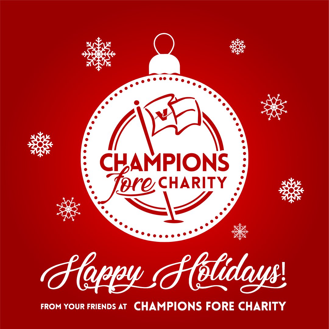 From our family to yours, we’re wishing you a safe and happy holidays!✨

#ChampionsforeCharity