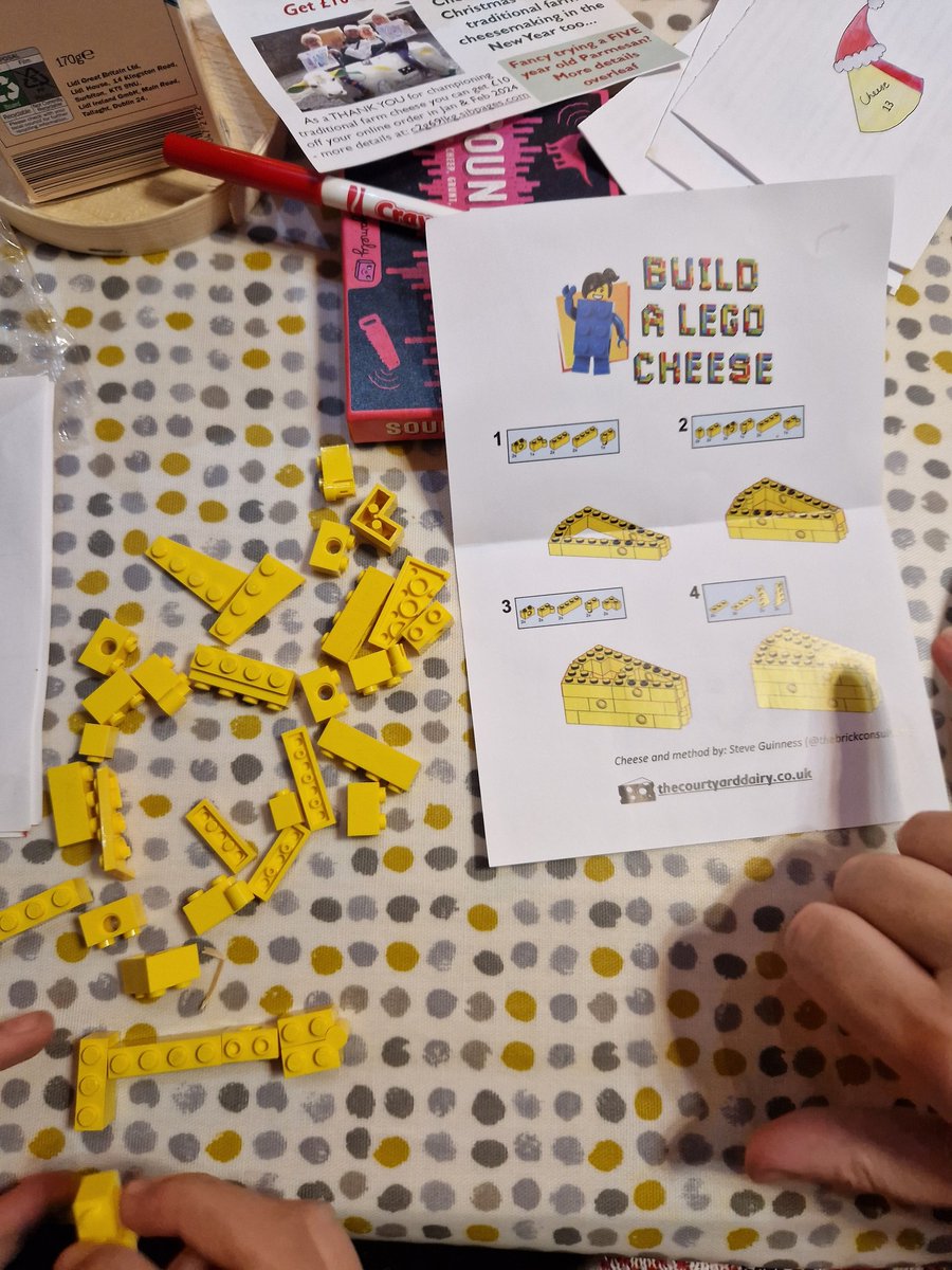 Yorkshire Fellow (@nickdabird) on Twitter photo Nothing says #Christmas more than #Lego + #Cheese 😅 Thanks <a href="/CourtyardDairy/">The Courtyard Dairy</a> for the #cheese #Advent! Nothing says #Christmas more than #Lego + #Cheese 😅 Thanks <a href="/CourtyardDairy/">The Courtyard Dairy</a> for the #cheese #Advent!