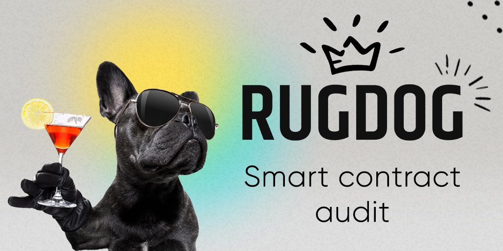 rugdognet's tweet photo. Boost your token project with #RugDog's complete #smartcontract reviews. We handle #ERC20, #BEP20, ERC-1155, and more, spotting and fixing any weak spots. With RugDog, your contract's as strong as it gets. https://t.co/u0aV4z0OKd