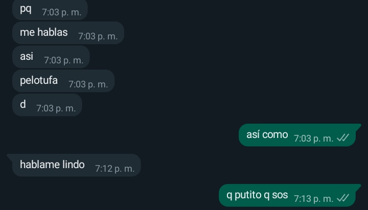 se hacen los bandidos no se bancan nada