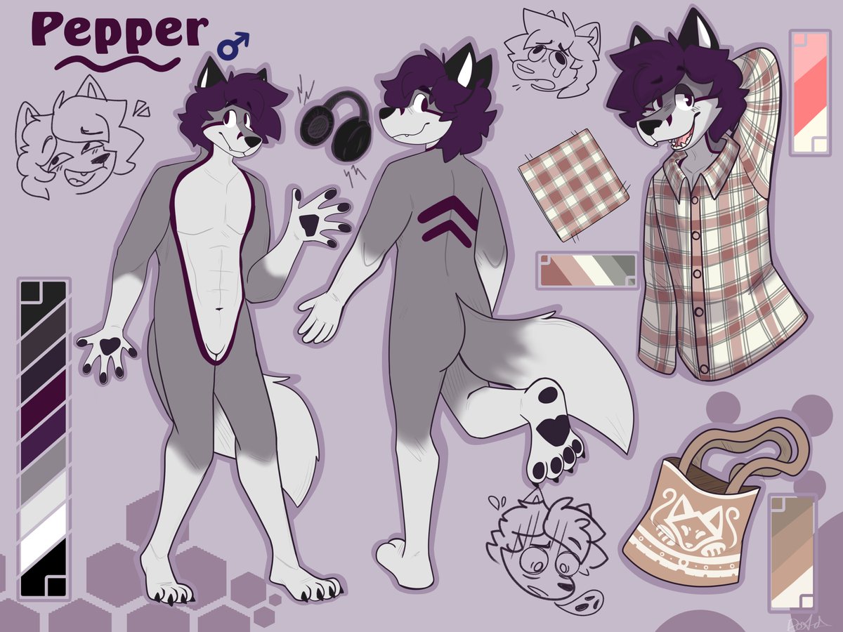 _Dolta's tweet photo. Ref Sheet comm for @Pepper_isAfox  :3 
.
#furry #furryartwork https://t.co/EF7mPScho7