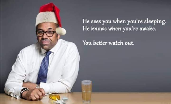 James Cleverly joked about spiking his wife’s drink with a date rape drug in comments made at a Downing Street reception. Cleverly’s remarks came just hours after Home Office announced plans to crack down on spiking. While rape within marriages has risen. He should be sacked!