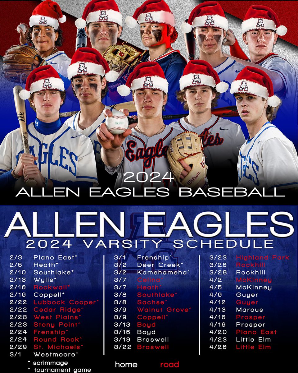 Eddie Kelly (@bigedmachine1) on Twitter photo Santa says 40 days until Allen Eagles baseball first scrimmage. <a href="/allen_baseball/">Eagles Baseball</a> <a href="/Jwilsonbaseball/">Jason Wilson</a> <a href="/alleneagleshrc/">Home Run Club</a> <a href="/bradycoe6/">bradycoe</a> <a href="/TateGreene9/">Tate Greene</a> <a href="/caden_y_03/">Caden Young</a> <a href="/Nvickery23/">Nicholas Vickery</a> <a href="/ParkerDaniels20/">Parker Daniels</a> <a href="/CarsonKimball17/">Carson Kimball</a> <a href="/SeanKless/">Sean Kless</a> <a href="/jovaneerden/">Jonathan Van Eerden</a> <a href="/manningw10/">Manning Whitehead</a> #Allen #Eagles #baseball #texas Santa says 40 days until Allen Eagles baseball first scrimmage. <a href="/allen_baseball/">Eagles Baseball</a> <a href="/Jwilsonbaseball/">Jason Wilson</a> <a href="/alleneagleshrc/">Home Run Club</a> <a href="/bradycoe6/">bradycoe</a> <a href="/TateGreene9/">Tate Greene</a> <a href="/caden_y_03/">Caden Young</a> <a href="/Nvickery23/">Nicholas Vickery</a> <a href="/ParkerDaniels20/">Parker Daniels</a> <a href="/CarsonKimball17/">Carson Kimball</a> <a href="/SeanKless/">Sean Kless</a> <a href="/jovaneerden/">Jonathan Van Eerden</a> <a href="/manningw10/">Manning Whitehead</a> #Allen #Eagles #baseball #texas