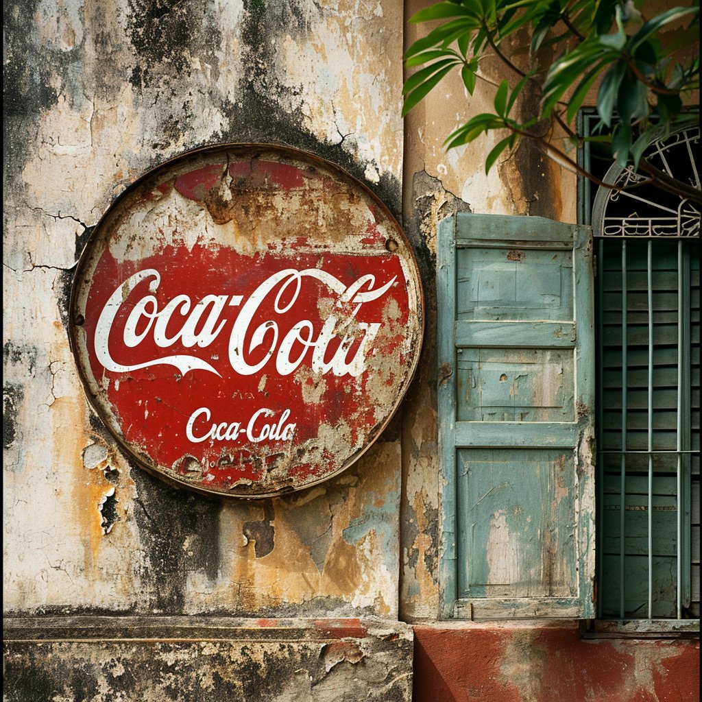 Old Retro Coca-Cola sign

#midjourneyV5 #PromptShare #AIArtwork #AIart #CocaCola #Retro #Signage #midjourneyprompts         

detailed prompt 👉ALT