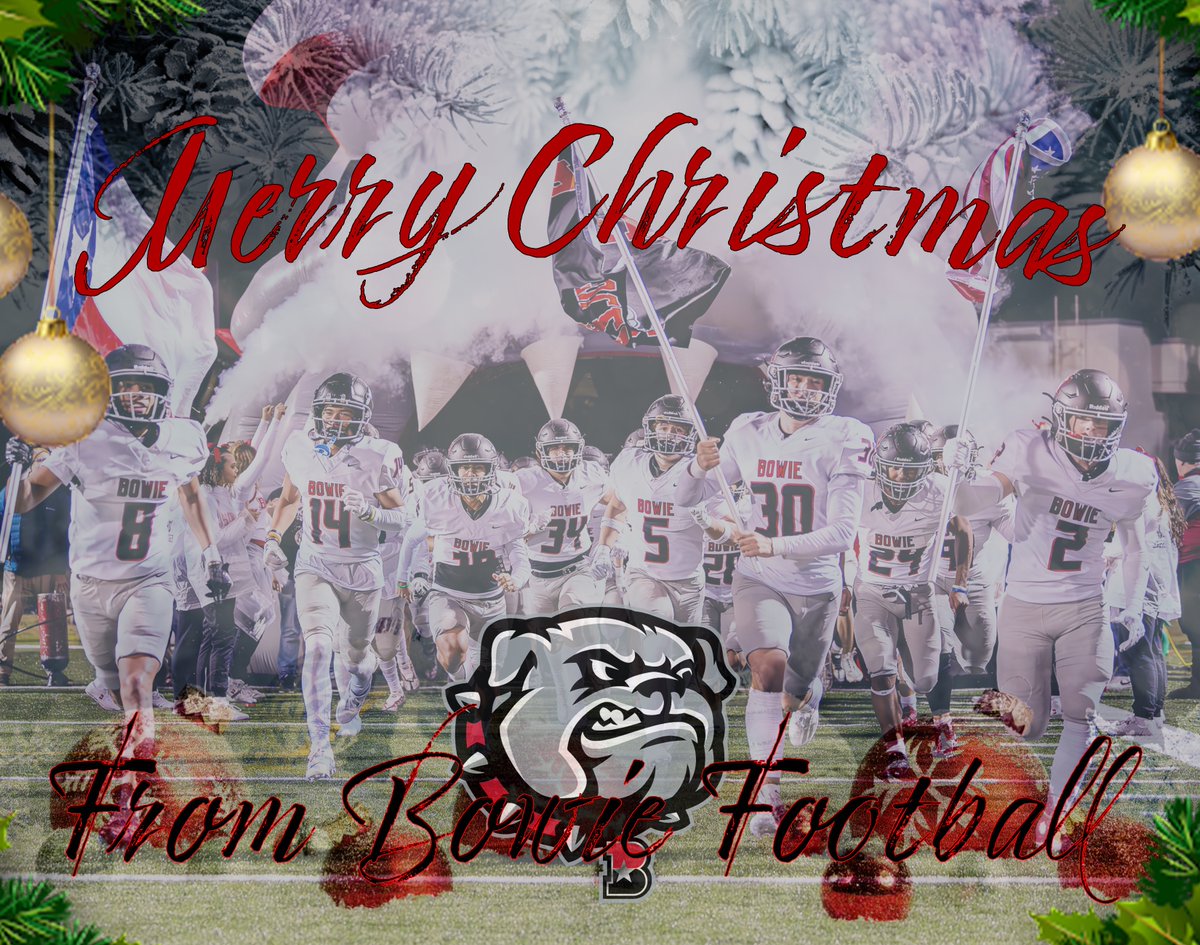 Happy Holidays!🏈🐾🎄 @AISDBowie @var_austin @dctf @hdfphoto