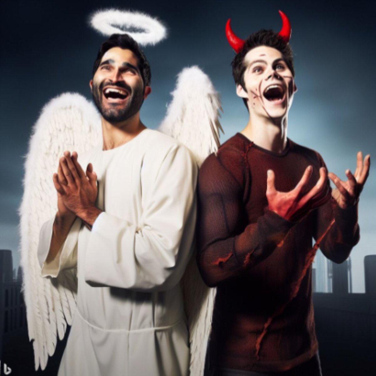 Jessica98422946's tweet photo. #Sterek #SterekIA #SterekAIArt
#TylerHoechlin #DylanObien #TeenWolf
#DerekHale #StilesStilinski #MTV 👼🏻👹 https://t.co/U8gUpiSAuo