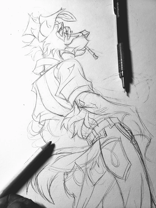 this years award goes to a half finished sketch 