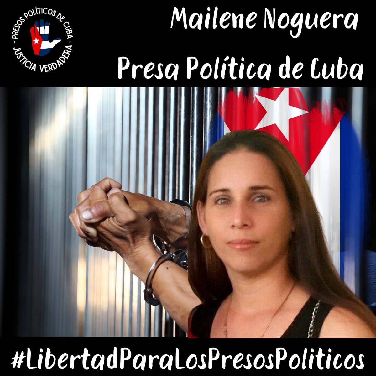 Libertad para Mailene Noguera. Estamos contigo. Luchamos por ti. No te abandonaremos nunca. . . . #Twittazo #PresosDeCastro #PresosPoliticosDeCuba #Cuba #LibertadParaLosPresosPoliticos