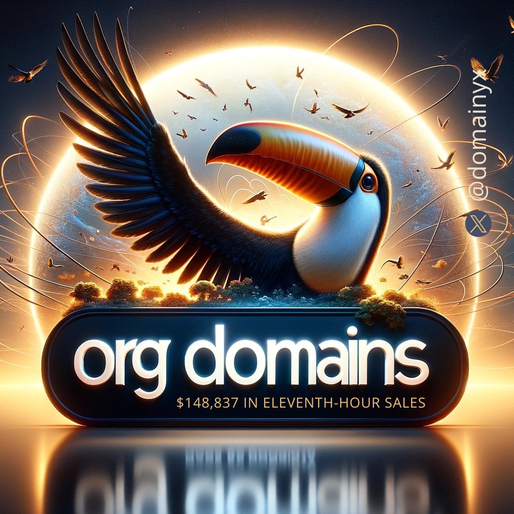 domainyx's tweet photo. ๐๐ #EndofYear Highlight: .Org Domains accumulate $148,837 in sales during the penultimate week of 2023!
A surprising uptick showing the untapped potential of .org in the #domainmarket.
#domain #sales #orgdomain
๐ Explore the late surge details: https://t.co/V3ra4NpCZG https://t.co/5pJnUteycV