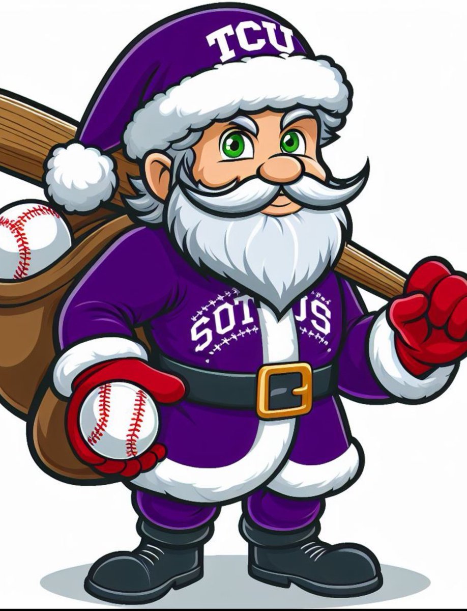 Merry Christmas Horned Frogs!  53 days to opening day! <a href="/TCU_Baseball/">TCU Baseball</a> <a href="/FlyingTClub/">Flying T Club</a>