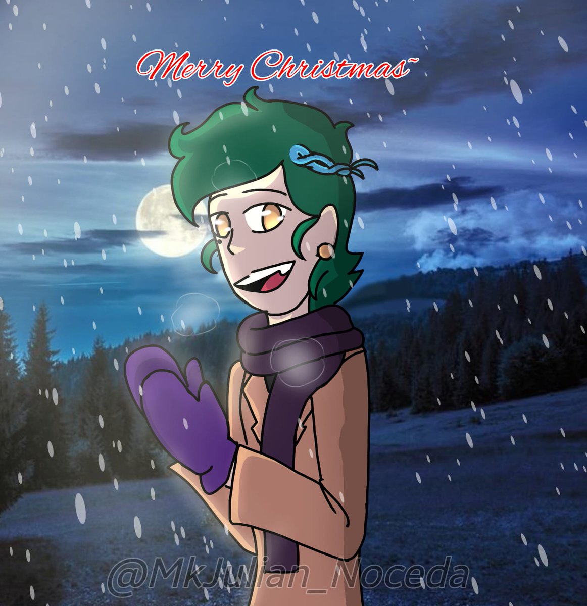 julia57461's tweet photo. 💙Merry Christmas!💚

#Edricblight #Theowlhouse #MerryChristmas https://t.co/Kr4IuRn758