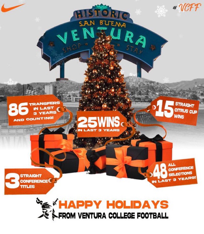 Thanks Ventura College! Happy holidays.