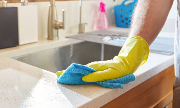 Cleaning Tip: Using a microfiber cloth instead of a regular one can help you clean more efficiently, as it can attract and hold up to seven times its weight in dirt! #CleaningTips #MicrofiberMagic