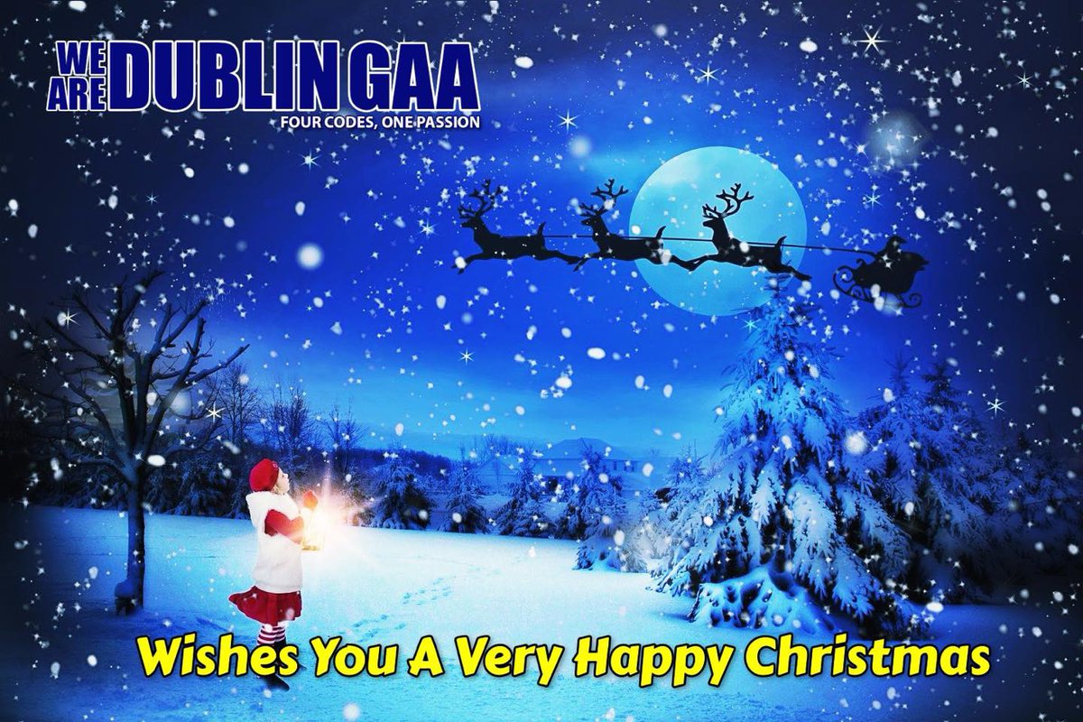 All of us here at We Are Dublin GAA would like to wish all our followers a very Happy Christmas. Hope you all have a great one. 🎄🎄🎅 #happychristmas #dublingaa #upthedubs