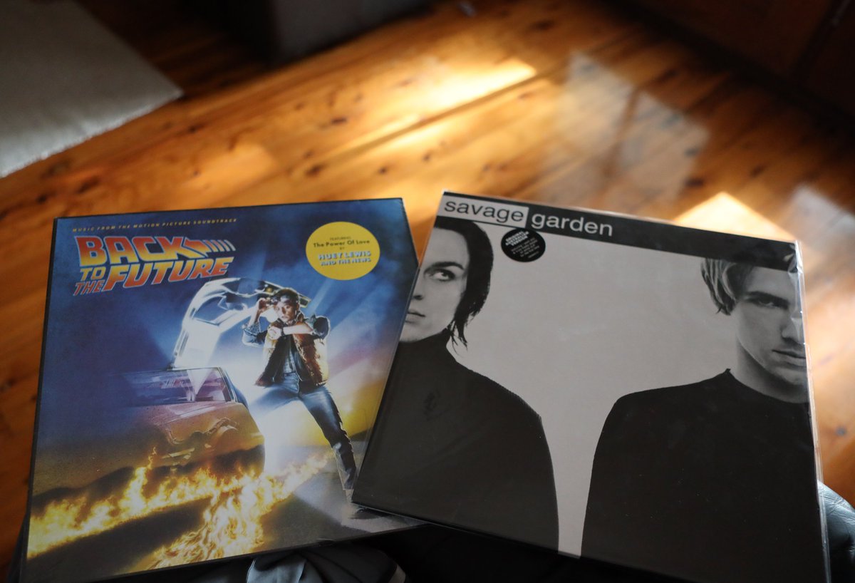 LUKEYSON's tweet photo. Kids know me well ❤ #vinylrecords #bttf #savagegarden https://t.co/Q3AaTp8CYb