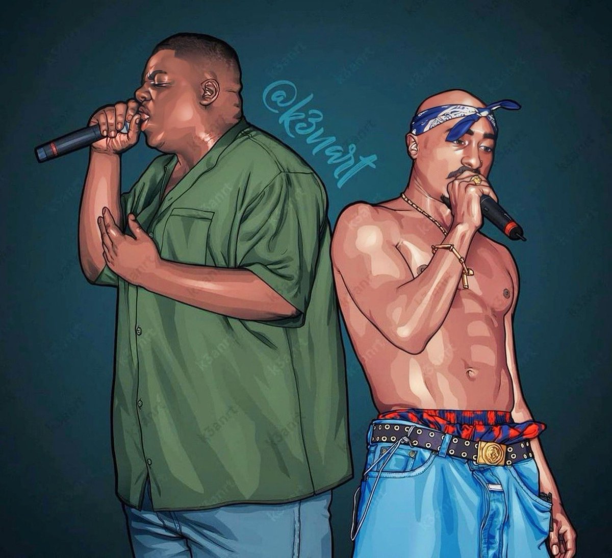 2Pac & Biggie 🙏🏽 Rap Legends 🕊️

🎨 Via: IG/k3nart

#rap #hiphop #hiphopofthe90s #rapmusic #hiphopmusic #hiphopculture #90s #90shiphop #90srap #artwork #oldschool #oldschoolhiphop #icecube #snoop #art #2pac #tupac #tupacshakur #2pacshakur #notoriousbig #music
