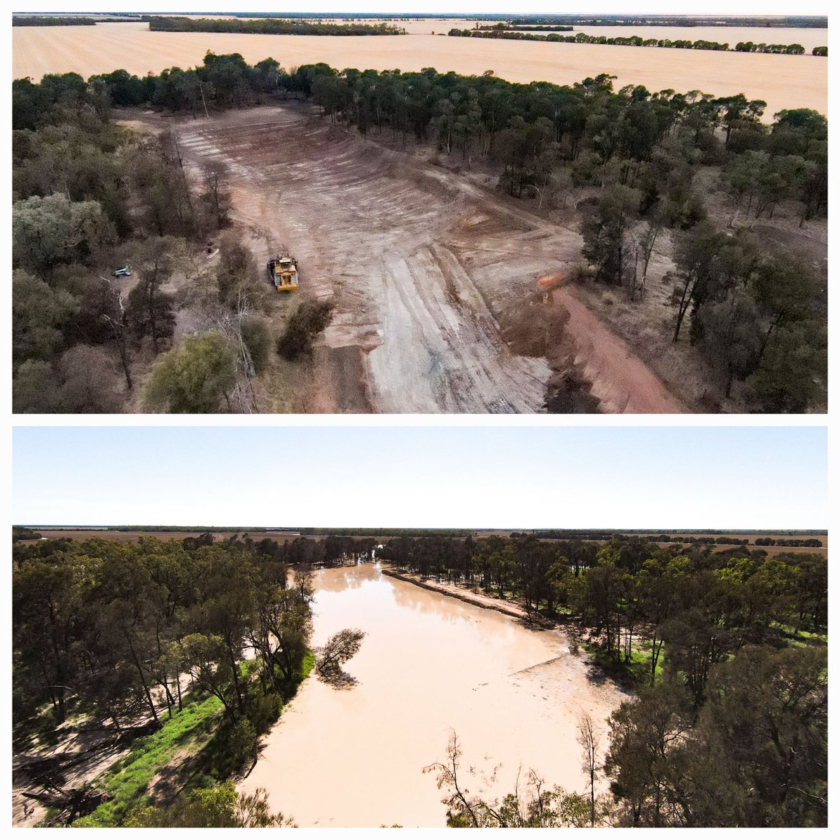 How quickly things can change. 303mm for the last six weeks capped off by 60mm on Christmas day. A very happy ham day indeed.