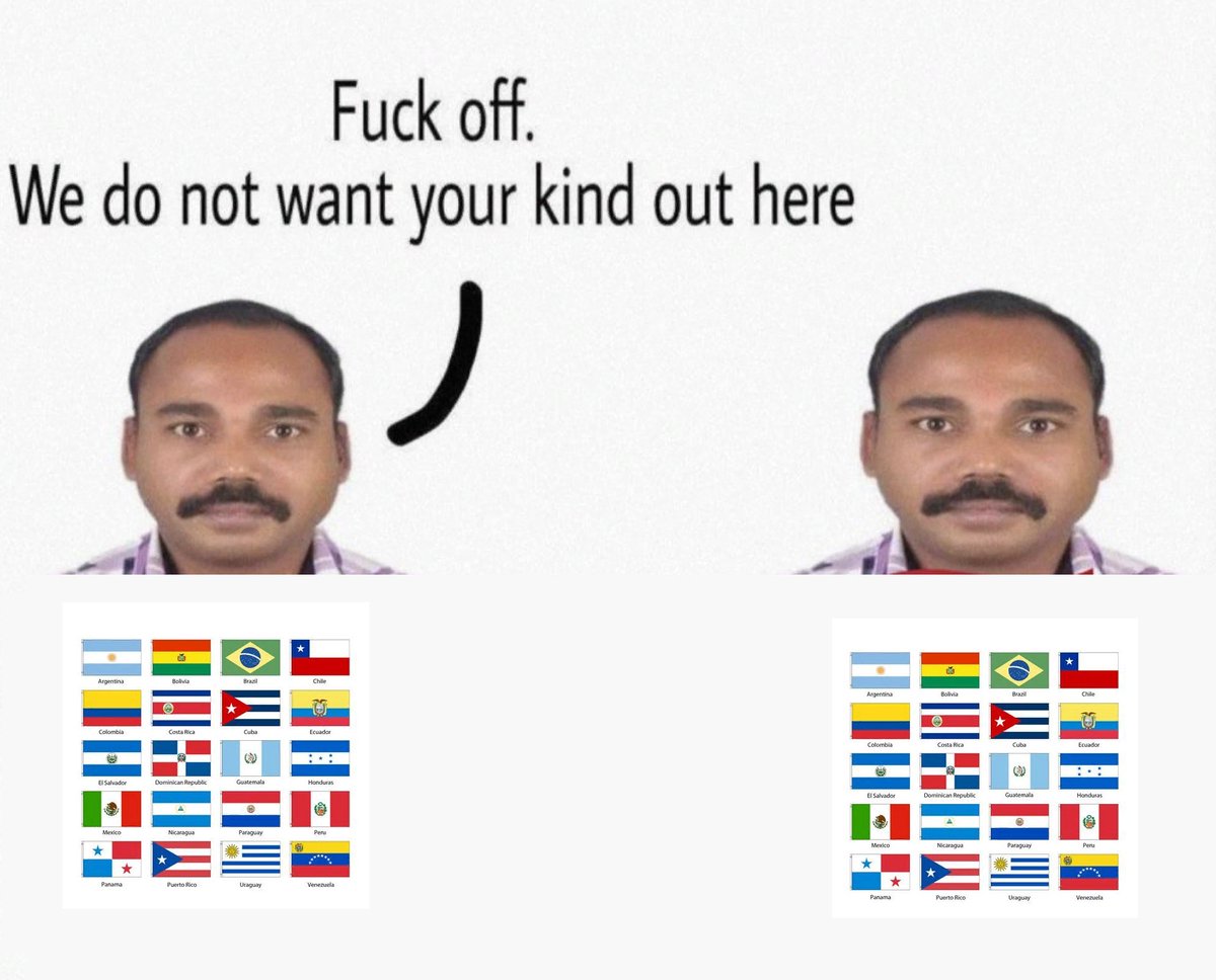 Xenofobia en Latam be like: