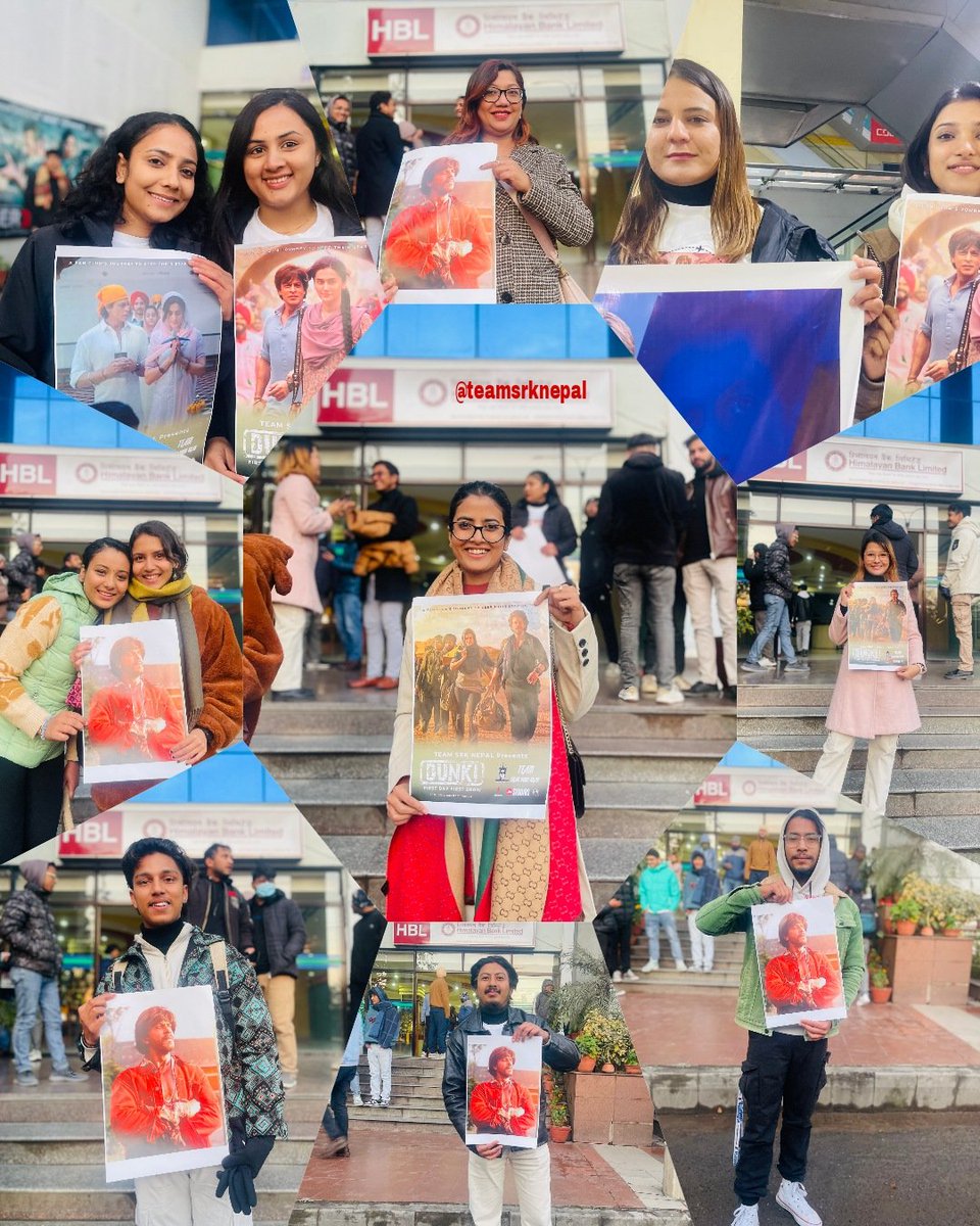 teamsrknepal's tweet photo. [Pics]: Our happy members from the #Dunki show 😍

#SRK #DunkiWinningHearts #DunkiWave #DunkiBlockbuster #DunkiMania #ShahRukhKhan 

@iamsrk @RedChilliesEnt @teamsrkfc https://t.co/WKLY7pF0Ht