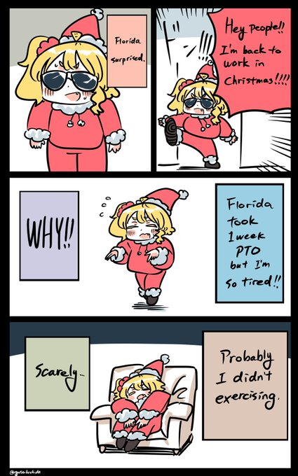 "Getting weak" Florida diary.