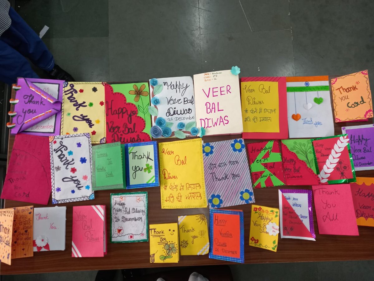 HosSkv's tweet photo. Celebrating Veer Bal Diwas @SKV PANDARA ROAD, full of enthusiasm and zeal @DeepaSinghDOE 
@Dir_Education 
@dilli_shiksha 
@PbpandeyB https://t.co/fdOdsuCOAL