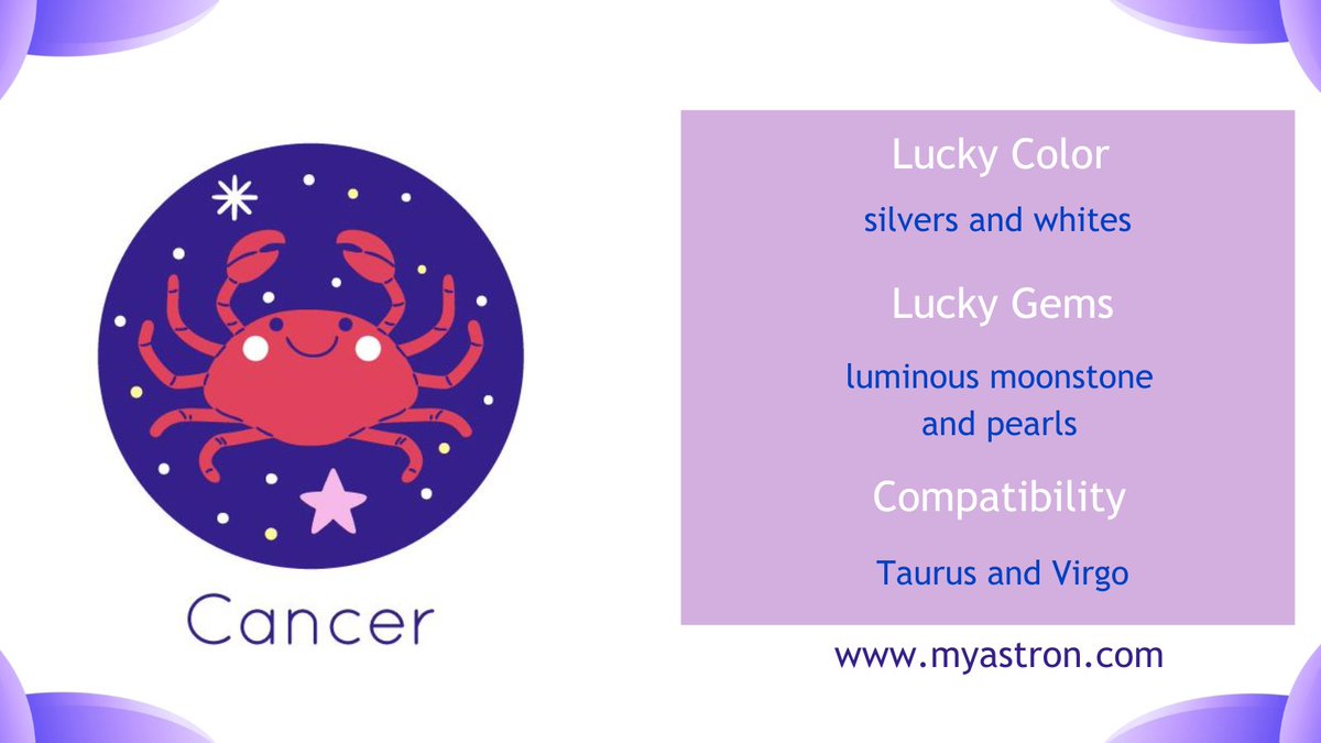 myastron's tweet photo. Cancer Zodiac Lucky colors, gems, and compatibility!
.
.
Consult Now- https://t.co/CM7dC3KJwG
.
.
#Cancersign
#SalaarRulingBoxOffice 
#Tsunami 
#kiaraadvanihot
#AliaBhatt https://t.co/va15VZ2x0E
