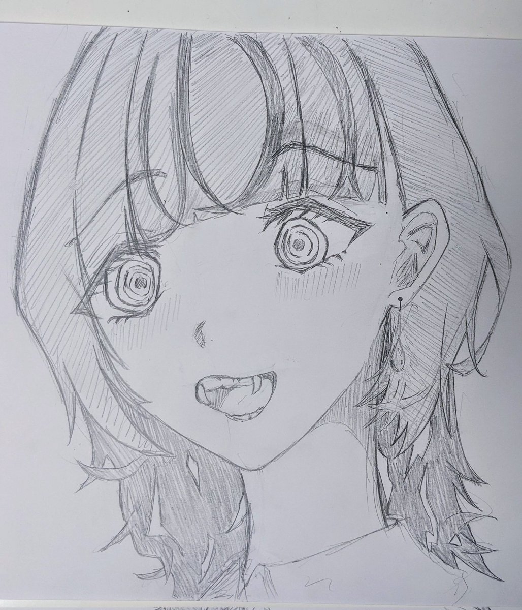Nagi_5206's tweet photo. ちょっと良いことあった時の��顔
#イラスト #アナログイラスト 
#絵描きさんと繫がりたい 
#絵柄が好みって人にフォローされたい https://t.co/hYSDqTxyDU