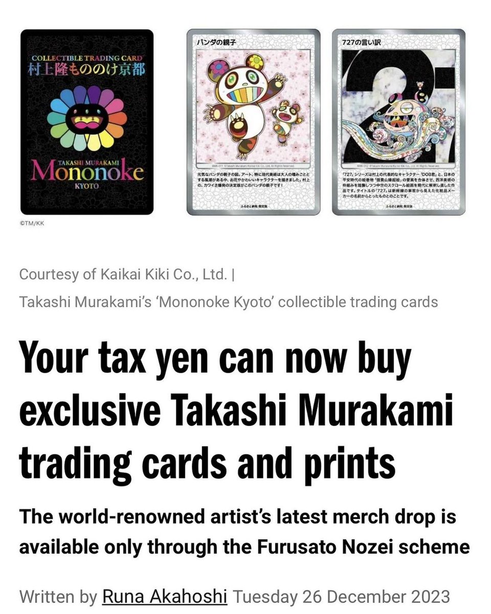 takashi murakami tweet media