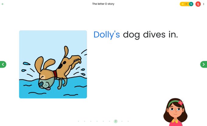 Learners who are beginning their reading journey can cozy up with ABC stories on Read Along. They'll practice recognizing letters 🔠 and their associated sounds 🔊. The best part? Use as at-home practice or to supplement K-1 lessons! Start reading: goo.gle/3NC0laP