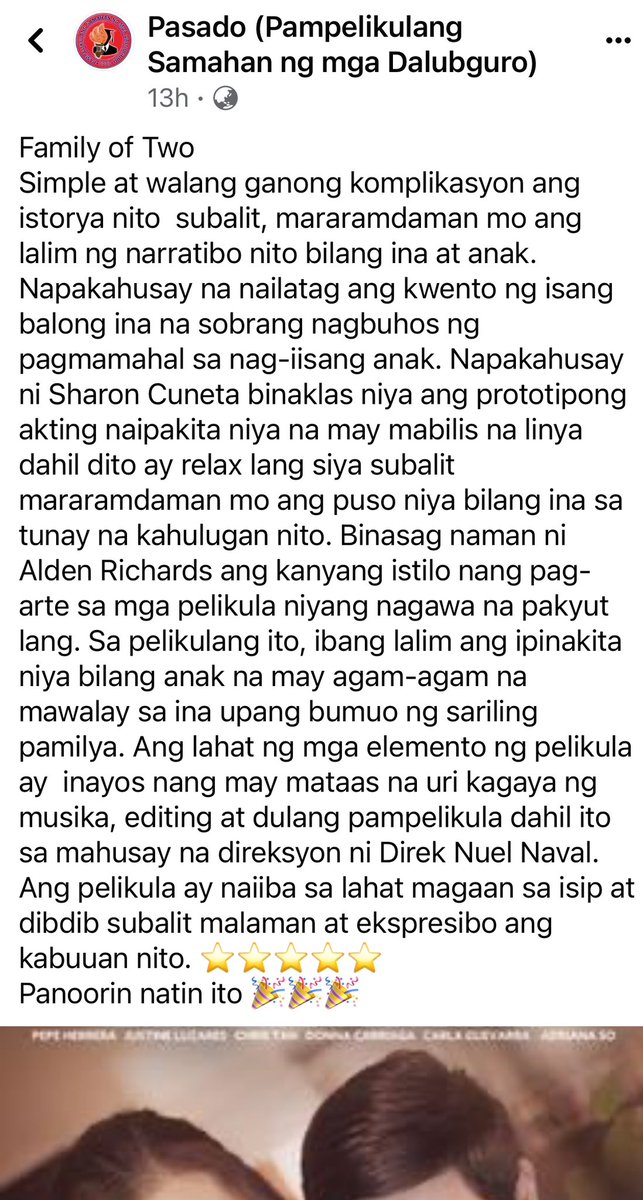 Pasado ang #FamilyOfTwo sa mga Dalubguro ng PASADO. Maraming salamat sa mataas na grado.