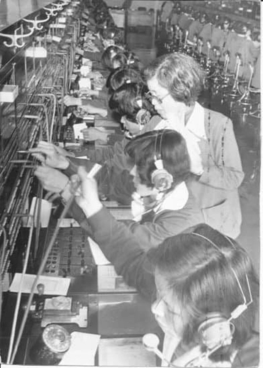 HenryKim957167's tweet image. 과거 선망의 직종이었던 전화 교환원