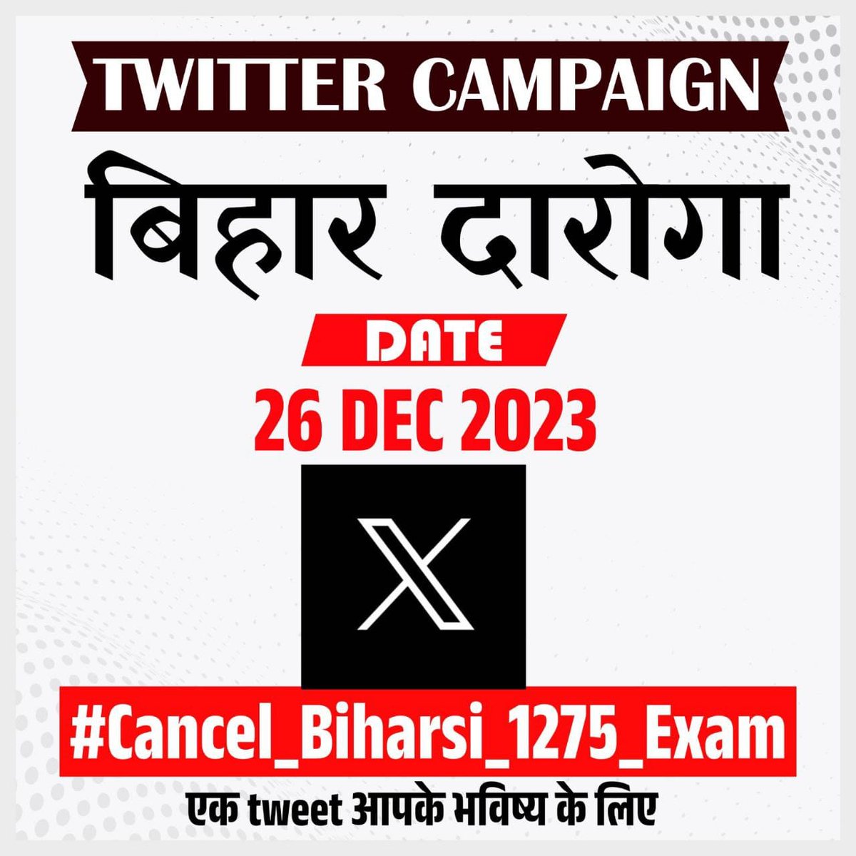 saurabhsidhi8's tweet image. #Cancel_Biharsi_1275_Exam 
@NitishKumar @yadavtejashwi Yehi sab hoga to mera desh kaise badlega. Puchta hai Bharat.