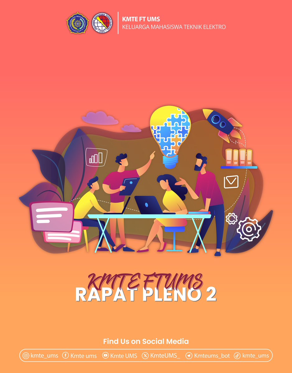 KmteUMS_'s tweet photo. [RAPAT PLENO 2]
.
20 - 24 Desember 2023
.
Rapat pleno merupakan kegiatan rutin yang dilakukan setiap setengah periode kepengurusan organisasi sebagai wujud nyata koordinasi, pengarahan, pembinaan, perencanaan https://t.co/ODT7C5jHXB