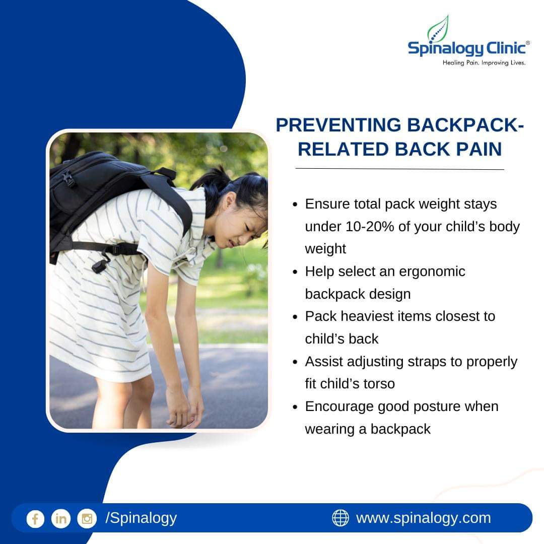 spinalogy's tweet photo. Pack smart, stand tall! 🎒✨
Say goodbye to backpack-related back pain with these essential tips for a pain-free journey. Your spine will thank you! 💪
#Spinalogy #SpinalogyClinic #SpinalogyPune #BackpackHealth #PosturePerfection #BackPainNoMore https://t.co/rmmQcT1QrJ