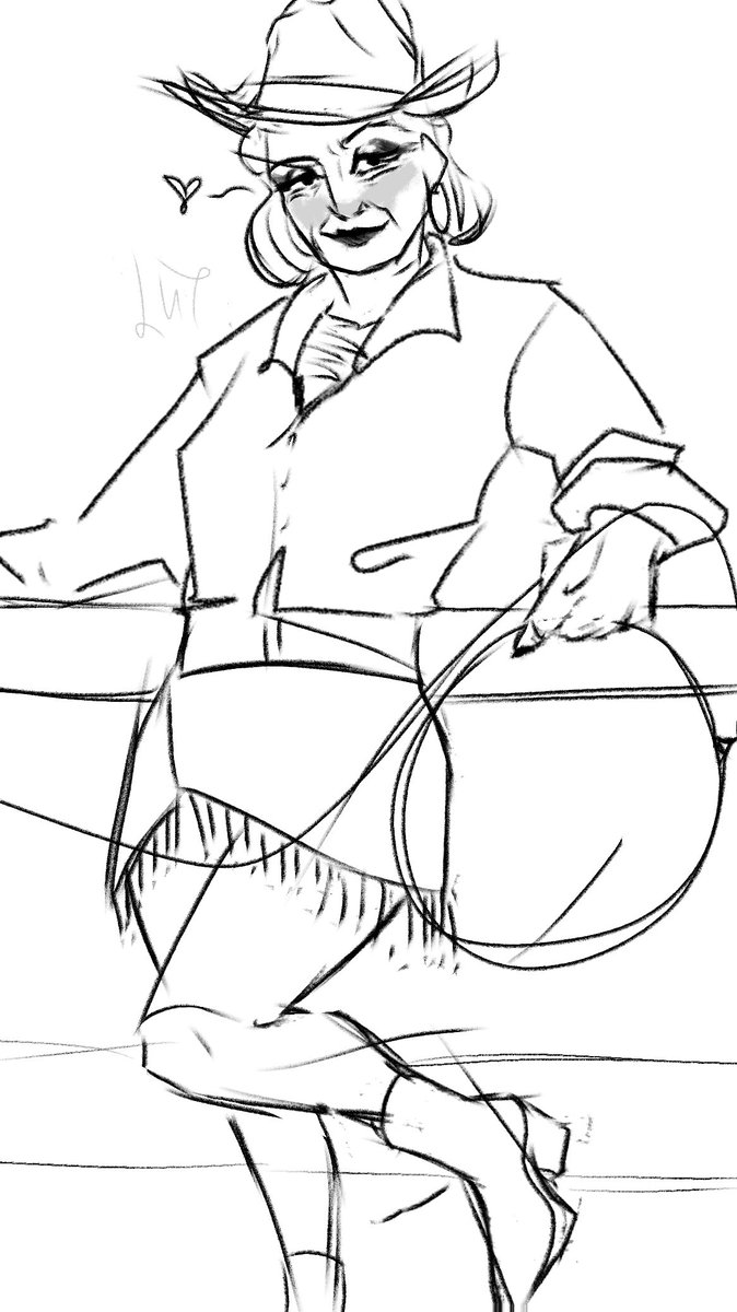 Nana_ttt_'s tweet photo. Night doodle
Cowgirl Val
Might even actually make it a drawing, who knows
#ValPearson https://t.co/iHqjNoWkri