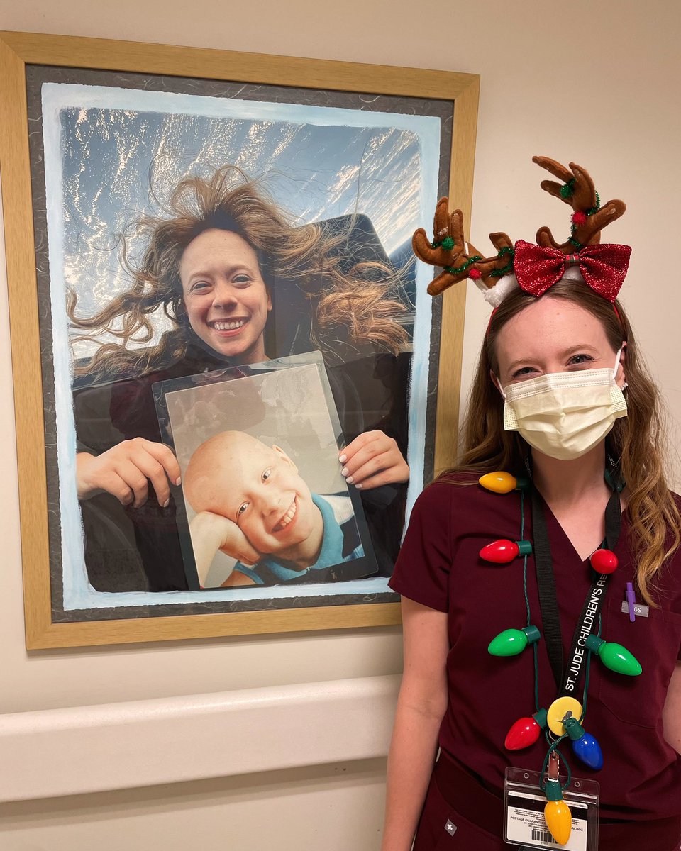 I’ve had 21 extra Christmases because St. Jude saved my life. It was an honor to spend today with our precious patients. Merry Christmas, everyone ❤️